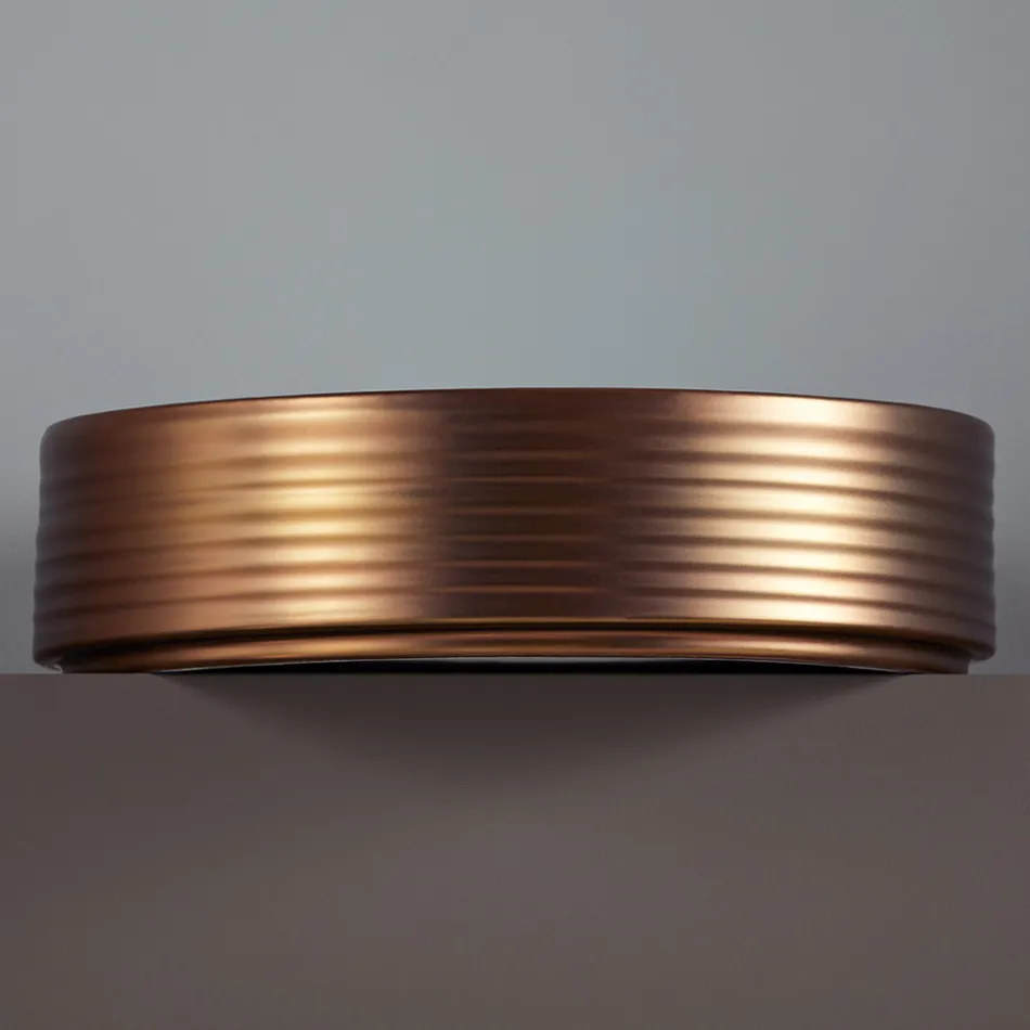 Håndvask i hånddrejet porcelænsstentøj Made in Italy - Dart Viadurini