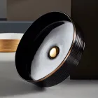 Håndvask i hånddrejet porcelænsstentøj Made in Italy - Dart Viadurini