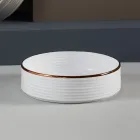 Håndvask i hånddrejet porcelænsstentøj Made in Italy - Dart Viadurini