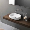 Moderne design hvid bordplade keramisk håndvask lavet i Italien - Tune2