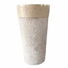 Siro design hvid håndvask i natursten, unikt stykke Viadurini