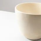 Konisk bordvask i hånddrejet ildfast ler - Orbite Viadurini