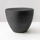 Konisk bordvask i hånddrejet ildfast ler - Orbite Viadurini