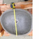 Håndvaskhåndvask i moderne flod natursten - Aurea Viadurini