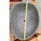 Håndvaskhåndvask i moderne flod natursten - Aurea Viadurini