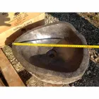 Håndvaskhåndvask i moderne flod natursten - Aurea Viadurini