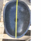 Håndvaskhåndvask i moderne flod natursten - Aurea Viadurini