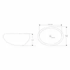 Håndvaskhåndvask i moderne flod natursten - Aurea Viadurini