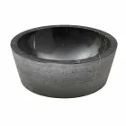 Håndvask support Cylindrisk Stone Natural Beige Ampat Viadurini