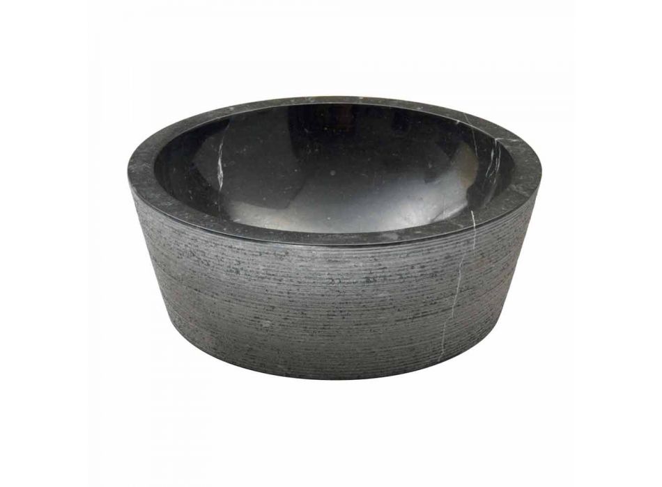Håndvask support Cylindrisk Stone Natural Beige Ampat Viadurini