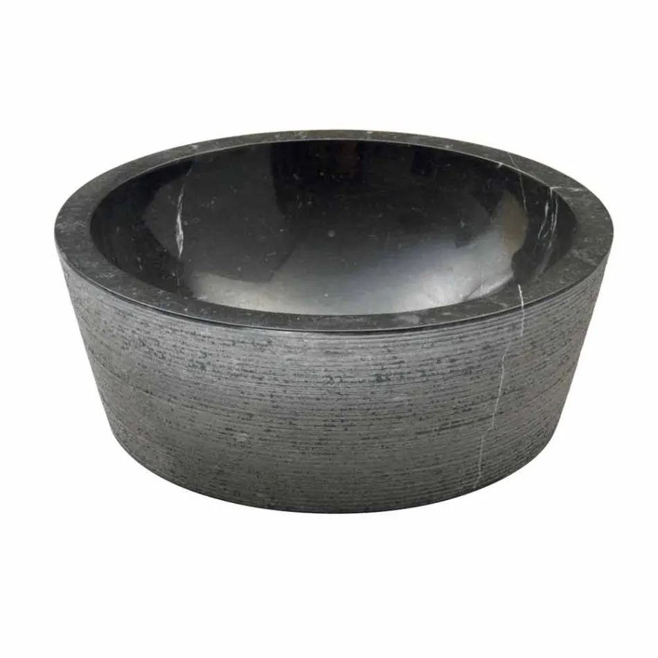 Håndvask support Cylindrisk Stone Natural Beige Ampat Viadurini