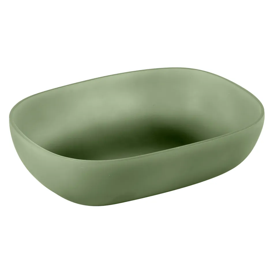 Farvet bordplade håndvask i trykt harpiks Fremstillet i Italien - Elba Viadurini