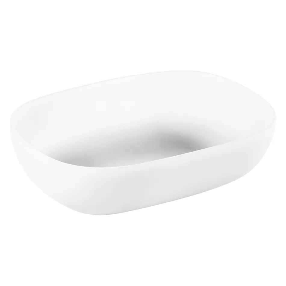 Farvet bordplade håndvask i trykt harpiks Fremstillet i Italien - Elba Viadurini