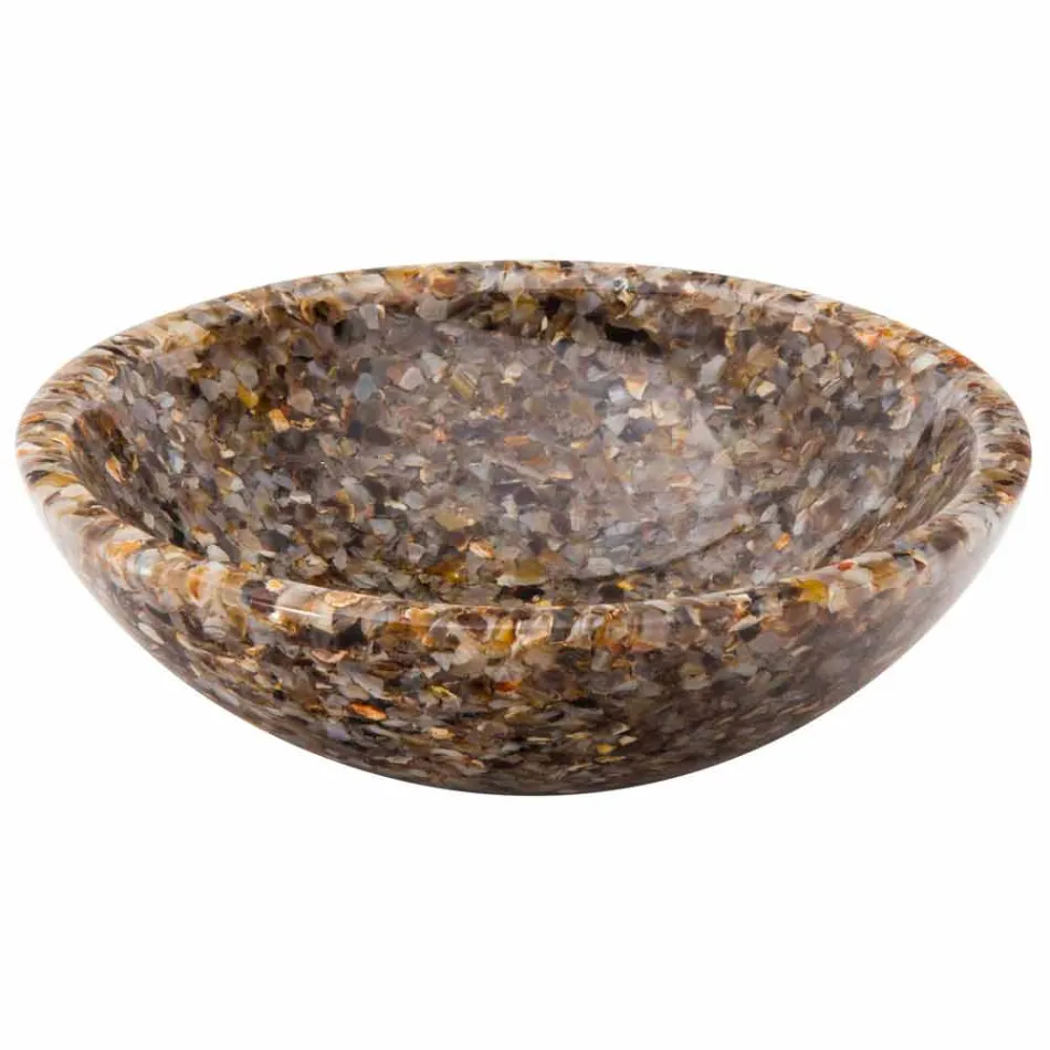 Countertop design support i kunstig harpiks og agat sten Ofelia Viadurini