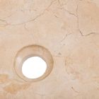 Håndlavet design bordplade håndvask i erosi marmor, Busseto Viadurini