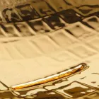 Countertop design keramisk håndvask guld lavet i Italien Dyr Viadurini