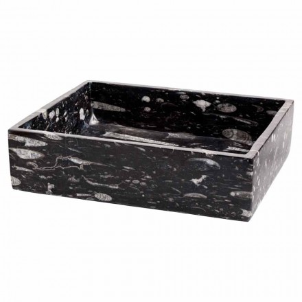 Håndvask design understøtter marmor Ozzy, ét stykke Viadurini