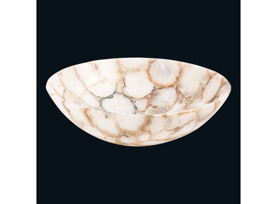 Håndvask design support krystallinsk sten Poncho Viadurini