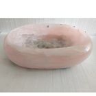 Håndvask design support i pink onyx sten overskæg, et stykke Viadurini