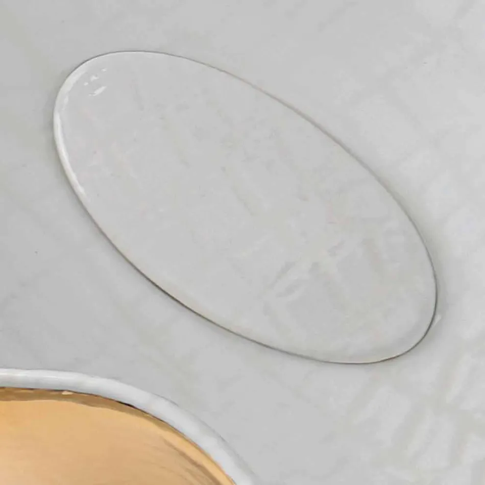 Moderne design keramisk håndvask lavet i Italien Cube Viadurini