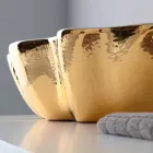 Moderne design keramisk håndvask lavet i Italien Cube Viadurini