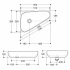 Moderne design keramisk håndvask lavet i Italien Sofia Viadurini