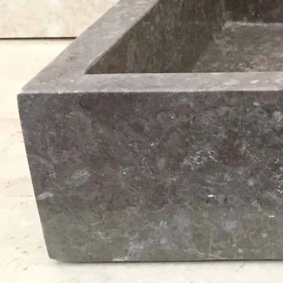 Jeff et stykke design håndvask i natursten Viadurini