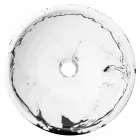 Rund design tæppe håndvask i harpiks, Bussoleno Viadurini