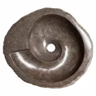 Moderne design håndvask i flod sten, Busca Viadurini