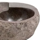 Moderne design håndvask i flod sten, Busca Viadurini