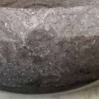 Grå bænk naturlige sten håndvask Iza, unikt stykke Viadurini
