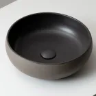 Hånddrejet lys eller mørk Raku-ler bordvask - Prisma Viadurini