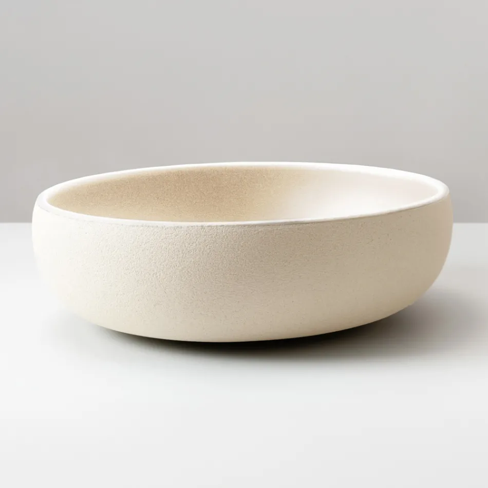 Hånddrejet lys eller mørk Raku-ler bordvask - Prisma Viadurini