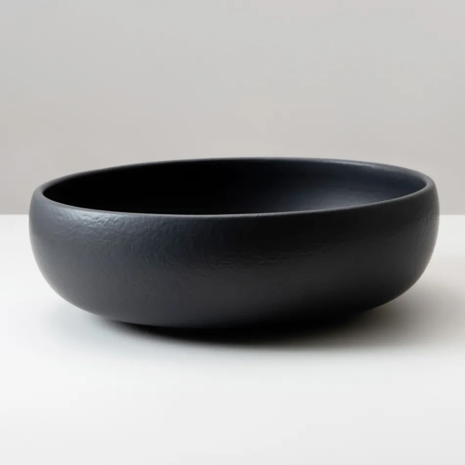 Raku lervask med metallisk krakeleret glans - Prisma Viadurini