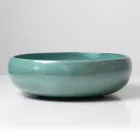 Raku lervask med metallisk krakeleret glans - Prisma Viadurini