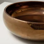 Hånddrejet metallisk Raku-lervask - Prisma Viadurini