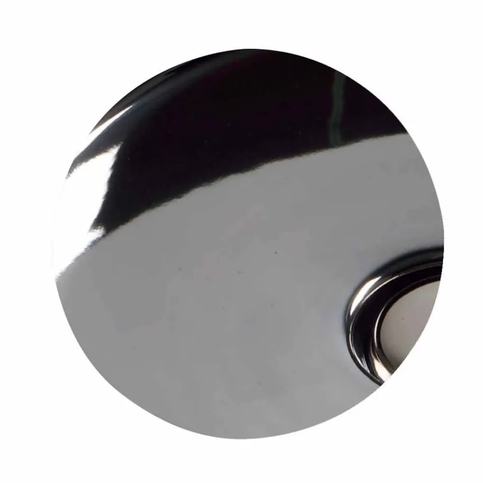 Håndvask i hvid keramik eller farvestoffer stjerne 55x35 lavet i Italien Viadurini