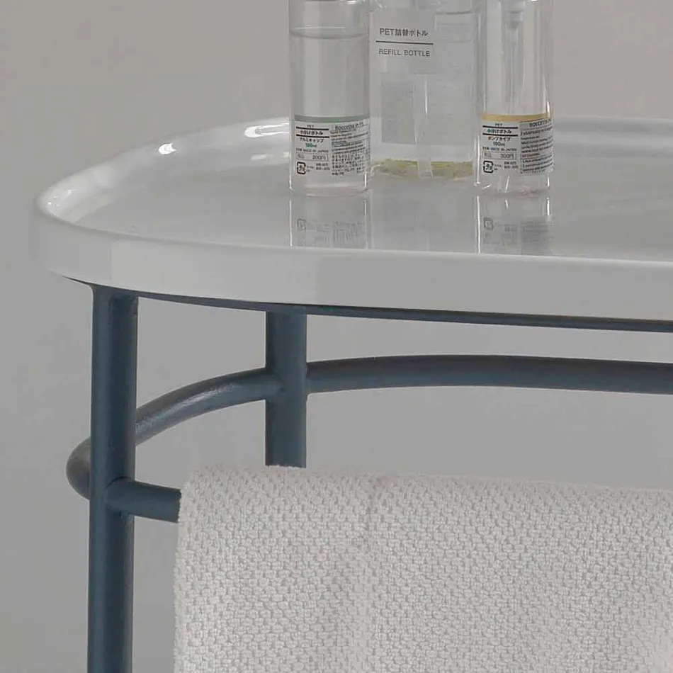 Håndvask i fuld keramiske metal base Marta Viadurini