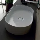 Håndvask i moderne design keramiske Sun gjorde Italien 65x35 cm Viadurini