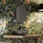 Bordvask i blank eller mat keramik Made in Italy - Færge Viadurini