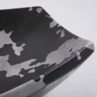 Bordtæppe i flettet keramik af design lavet i Italien Laura Viadurini