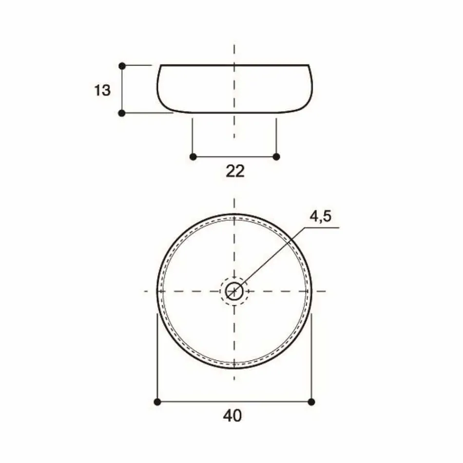 Raku keramiske håndvaske med håndlavet håndlavet i Italien, Ramon Viadurini
