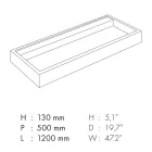 Bordplade håndvask i marmoreffekt porcelæn Stentøj Fremstillet i Italien - Cervia Viadurini