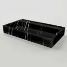 Bordvask i marmorlignende porcelænsstentøj fremstillet i Italien - Cervia Viadurini