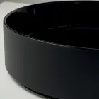 Halo hånddrejet porcelænsvask i stentøj, fremstillet i Italien Viadurini