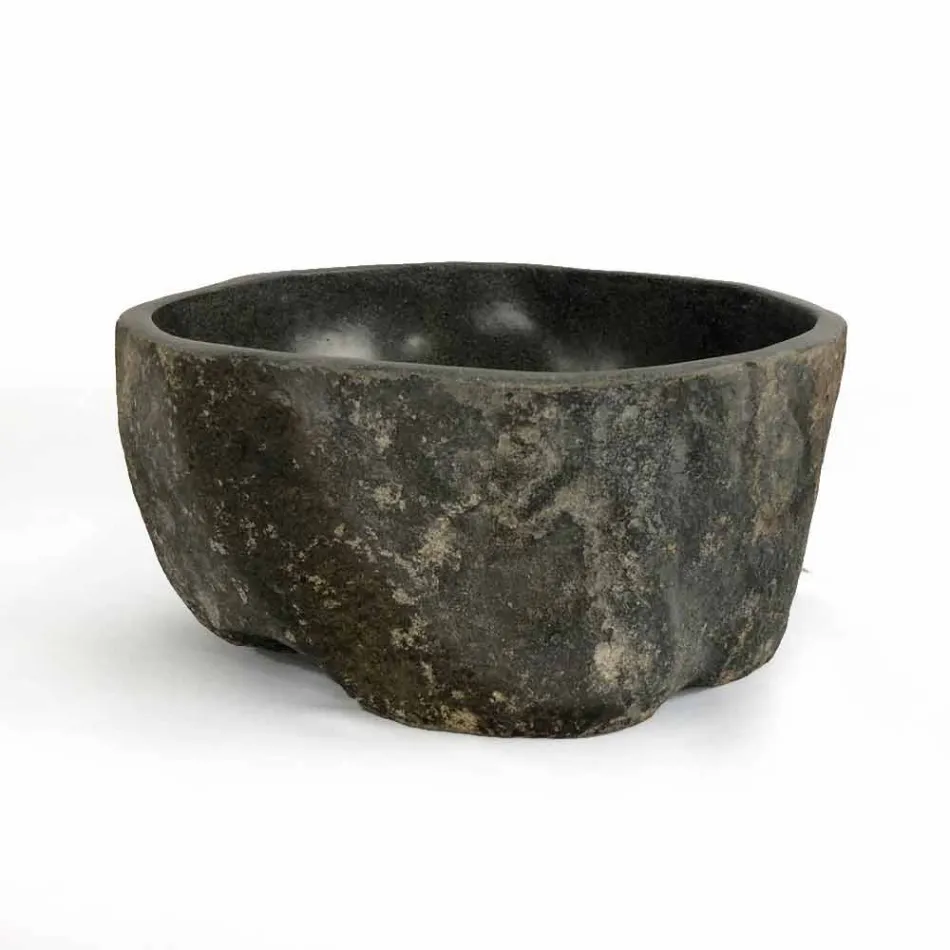 Bordvask i naturlig flodsten Agra Viadurini