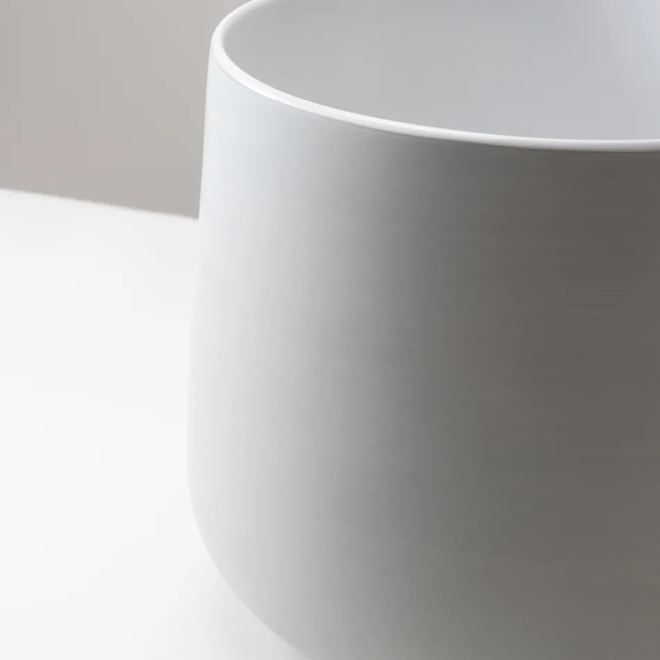 Hånddrejet porcelænsvask til bordplade - Nomad Viadurini