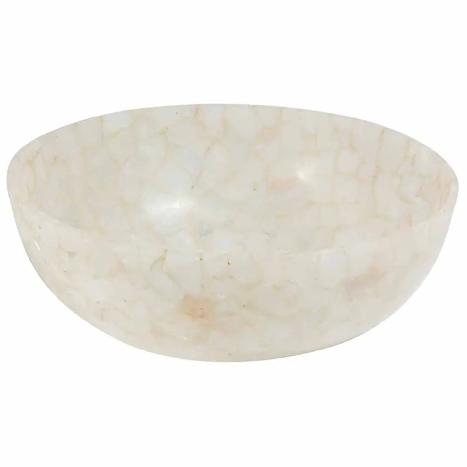 Håndvask, Tala krystal kvarts, enkelt stykke håndlavet Viadurini