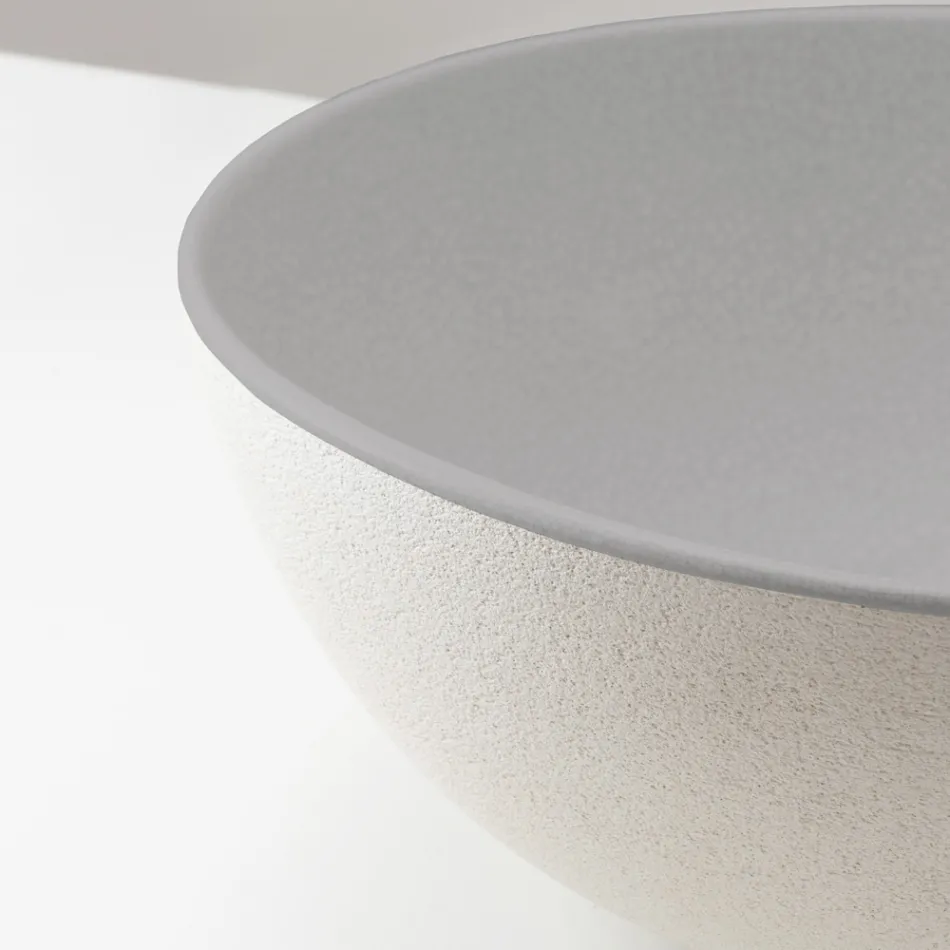 Hånddrejet Raku bordvask fremstillet i Italien - Magma Viadurini