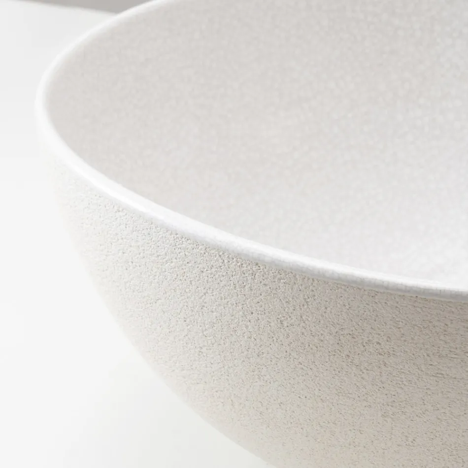 Hånddrejet Raku bordvask fremstillet i Italien - Magma Viadurini